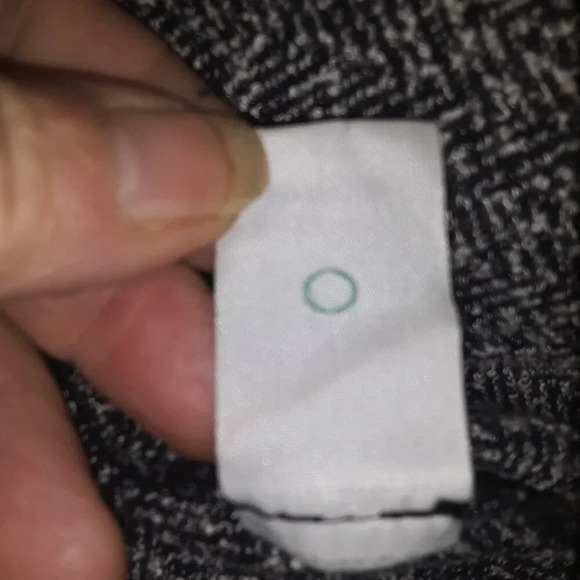 Women's Gray  & Black Herringbone Jacket Size 26 - Picture 5 of 7